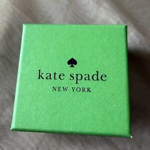 Kate Spade Green and Pearl Earrings